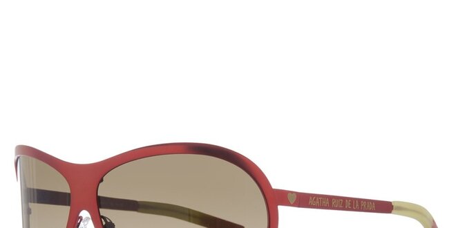 Dámske tehlovo červené slnečné okuliare Agatha Ruiz de la Prada