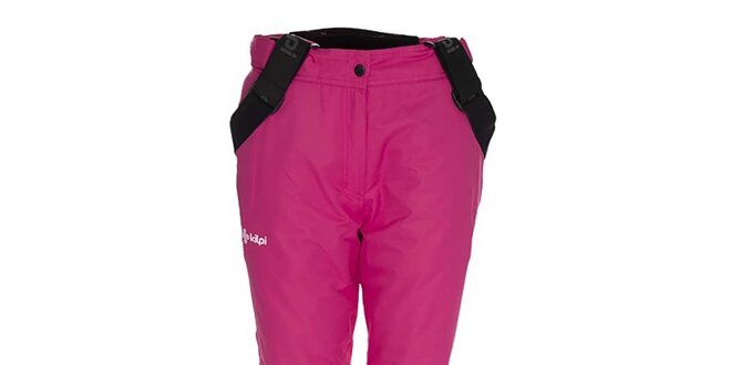 Dámske ružové lyžiarske nohavice Kilpi