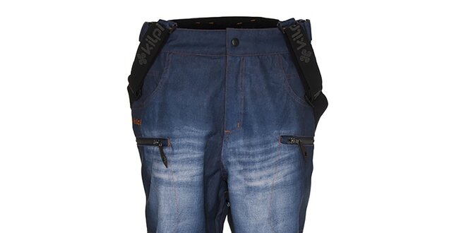 Pánske snowboardové nohavice v džínsovom designe Kilpi