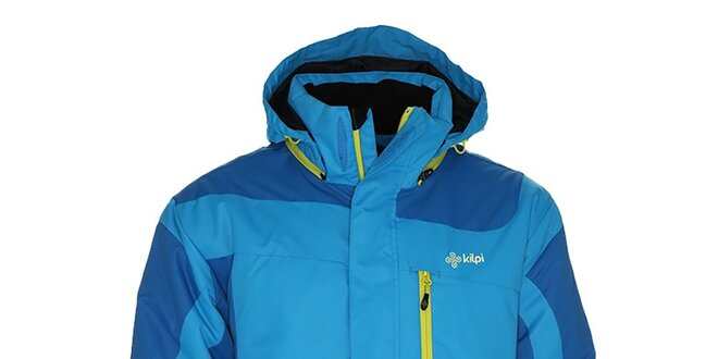 Pánska svetlo modrá bunda pre lyžiarov Kilpi