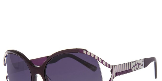Dámske fialovo-biele slnečné okuliare Agatha Ruiz de la Prada