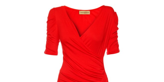 Dámske červené šaty Comptoir des Parisiennes