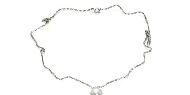 Dámsky náhrdelník s dvomi perlami Orchira