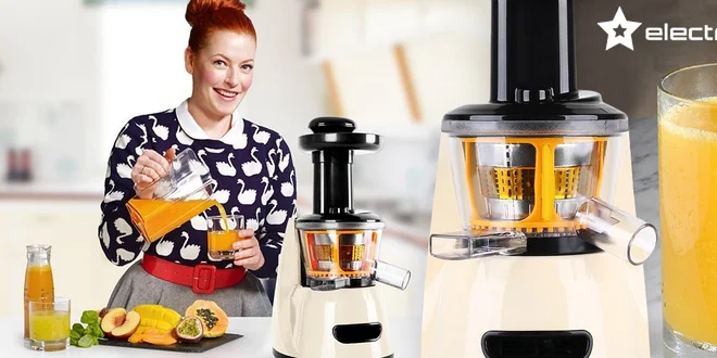 Odšťavovač Klarstein Fruitpresso pre zdravý deň