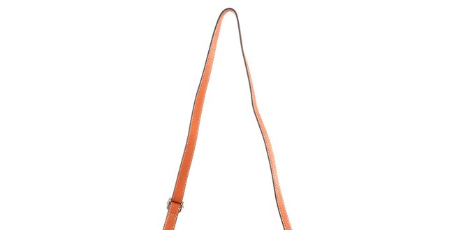 Dámska oranžová kabelka s odopínacím popruhom Caro Paris