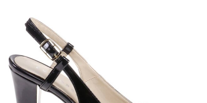 Dámske čierno-žlté sandálky Eva Lopez