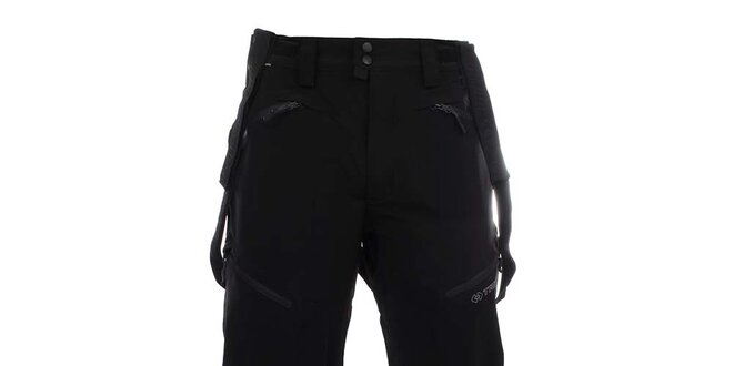 Pánske funkčné lyžiarske nohavice v čiernej farbe Trimm