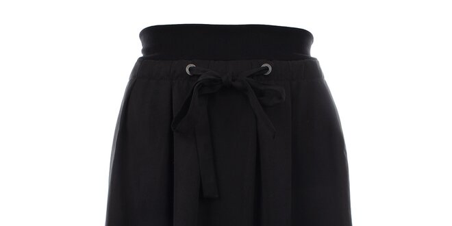 Dámska čierna sukňa so sťahovaním v páse Pietro Filipi