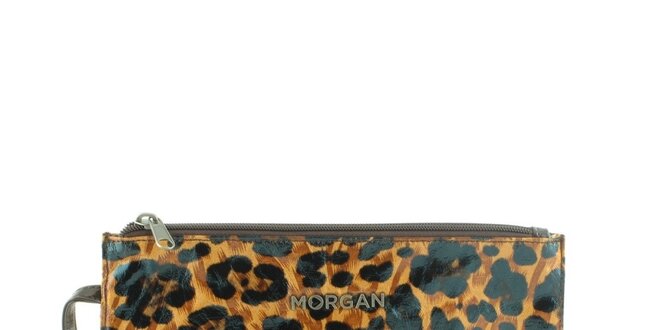 Dámské hnedé leopardia psaníčko Morgan de Toi