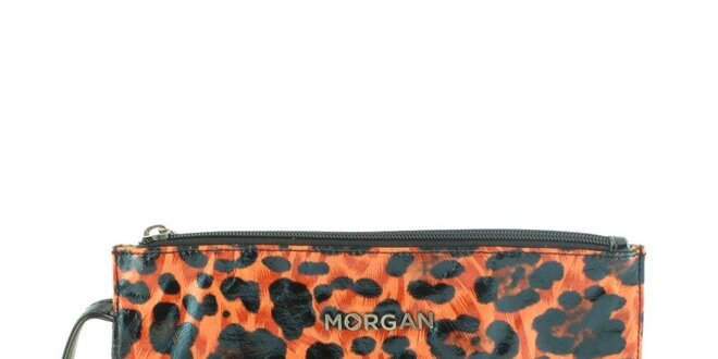 Dámské oranžové leopardia psaníčko Morgan de Toi