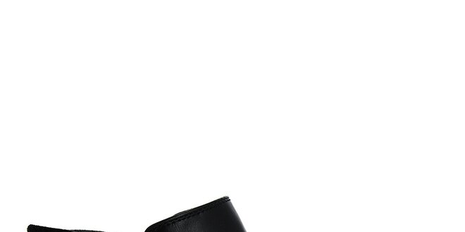 Dámske čierne členkové topánky s kamienkami Bellucci