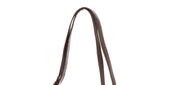 Pánska hnedá taška s klopou Tommy Hilfiger