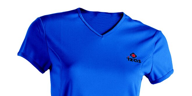 Dámske modré technické tričko s krátkym rukávom Izas