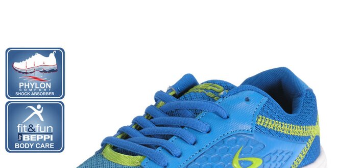 Dámske modré bežecké topánky Beppi