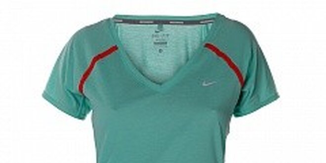Dámske zelené tričko Nike s krátkym rukávom