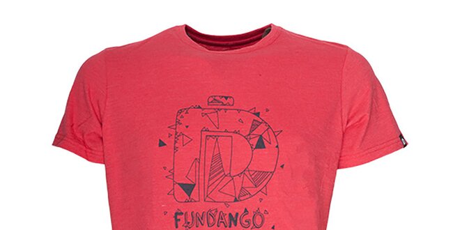 Pánske tričko s krátkym rukávom Fundango - červený odtieň