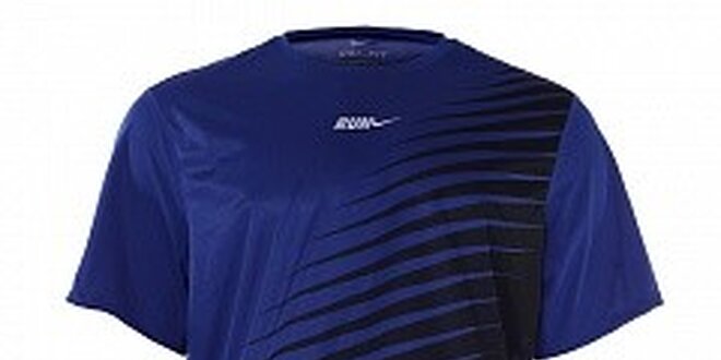 Pánske tmavo modré tričko Nike s potlačou