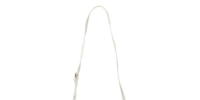 Dámska šedá crossbody taška s bielymi detailmi DKNY