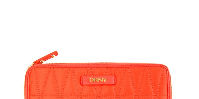 Dámska oranžová peňaženka DKNY