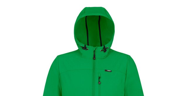 Pánska zelená softshellová bunda Maier
