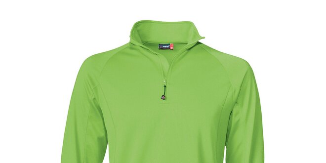 Pánske zelené lyžiarske tričko s dlhým rukávom Maier