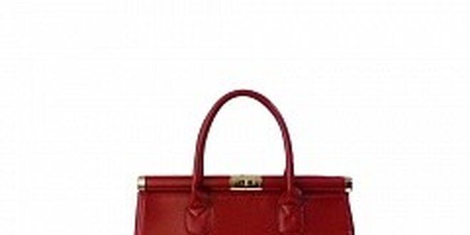 Dámska červená kabelka London Fashion