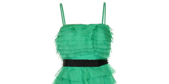 Dámske zelené charlestonové šaty Lucy Paris