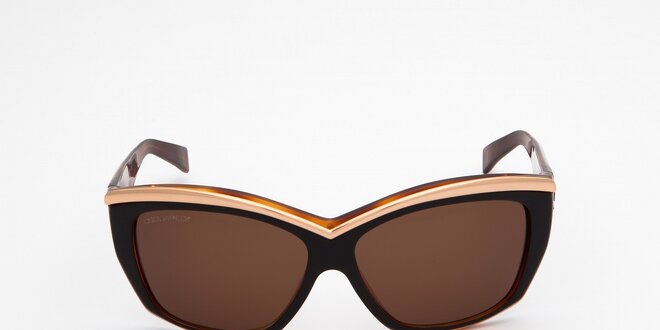 Dámske jantarovo-béžové slnečné okuliare D-Squared