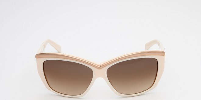 Dámske krémovo-medené slnečné okuliare D-Squared