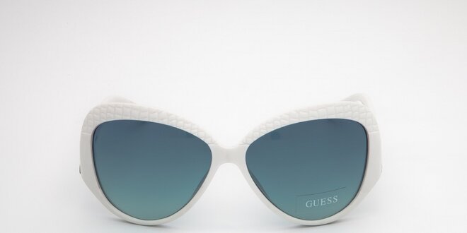 Dámske biele slnečné okuliare Guess