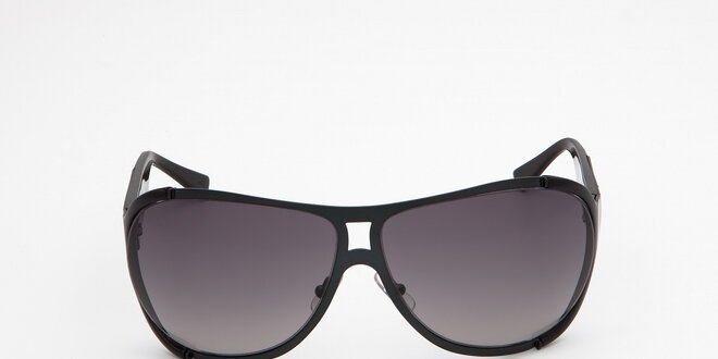Pánske čierno-šedé slnečné okuliare Calvin Klein