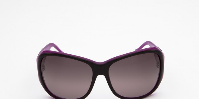 Dámske čierno-fialové slnečné okuliare Just Cavalli