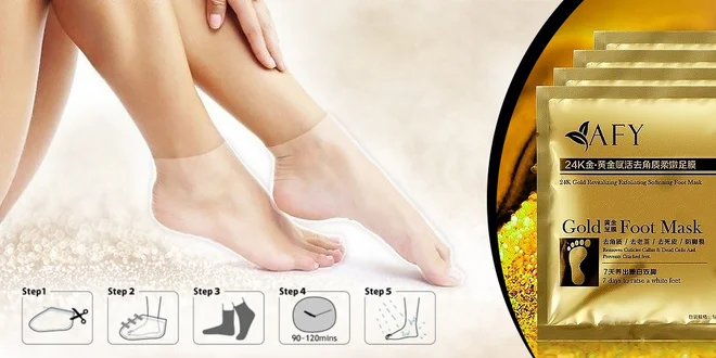 Exfoliačné ponožky vám spravia domácu pedikúru