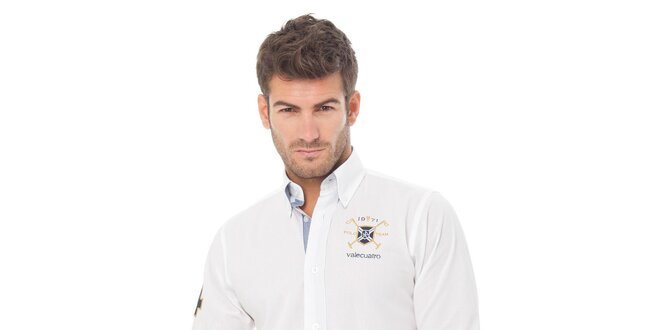Pánska biela košeľa Valecuatro