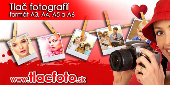Tlač fotografií vo formáte A6, A5, A4, A3 a A2 na kvalitnom fotopapieri 255 g v profesionálnej kvalite