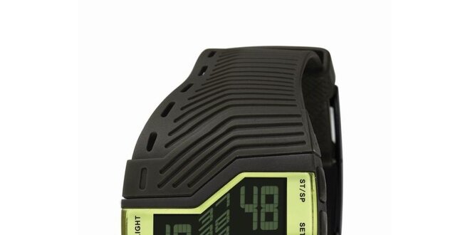 Pánske čierne digitálne hodinky Puma