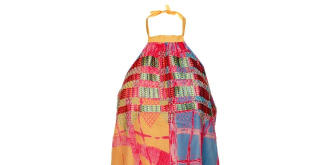 Dámske farebné šaty Custo Barcelona s potlačou