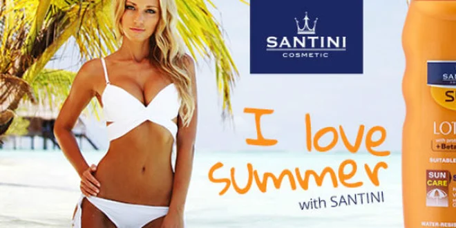 Luxusný opaľovací krém SANTINI - SPF20 + 2ks krém po opaľovaní s ALOE VERA