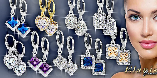 Rozprávkovo krásne náušnice Diamond Sparkle