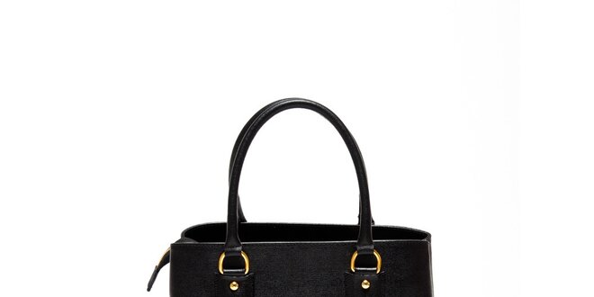 Dámska čierna minimalistická kabelka Renata Corsi