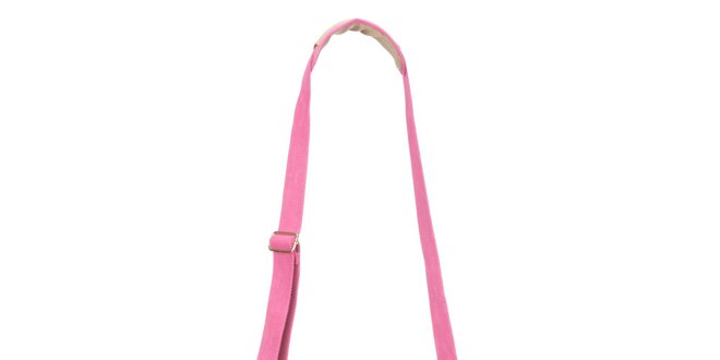 Dámska béžovo-ružová taška na laptop Flip Flop