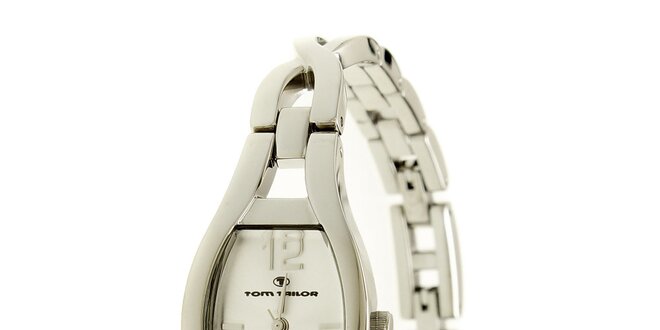 Dámske strieborné náramkové analogové hodinky Tom Tailor