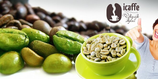 Zdravá zelená káva. Nové druhy!