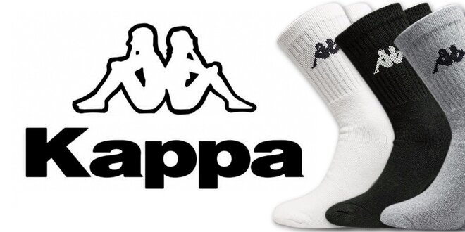 Trojbalenie pánskych športových ponožiek Kappa