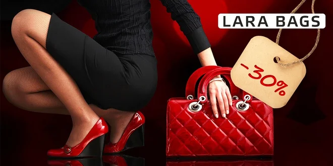 30 % zľava na kabelky LARA BAGS