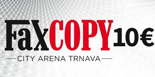 10 € kupón na služby v novej predajni FaxCOPY