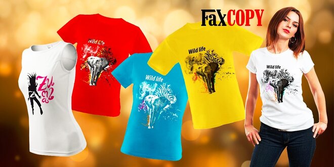 Vaše originálne tričko od FaxCOPY