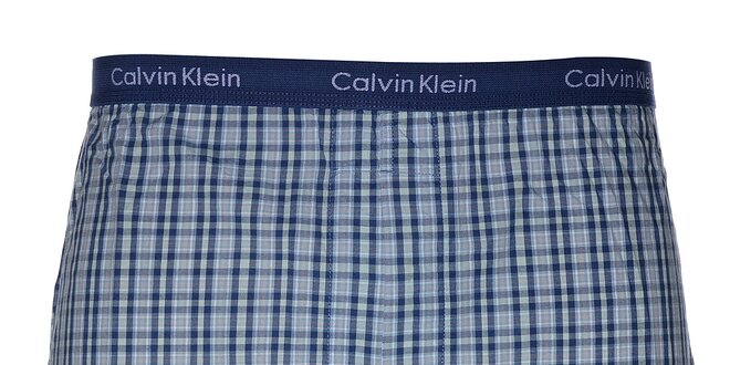 Pánske slim fit trenky Calvin Klein s kockovým vzorom
