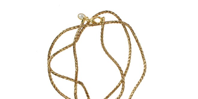 Dámsky náhrdelník Escapulario s oranžovým motýlom