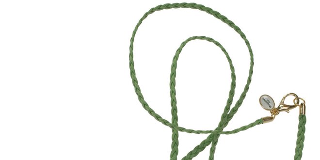 Dámsky zelený náhrdelník Escapulario s príveskami